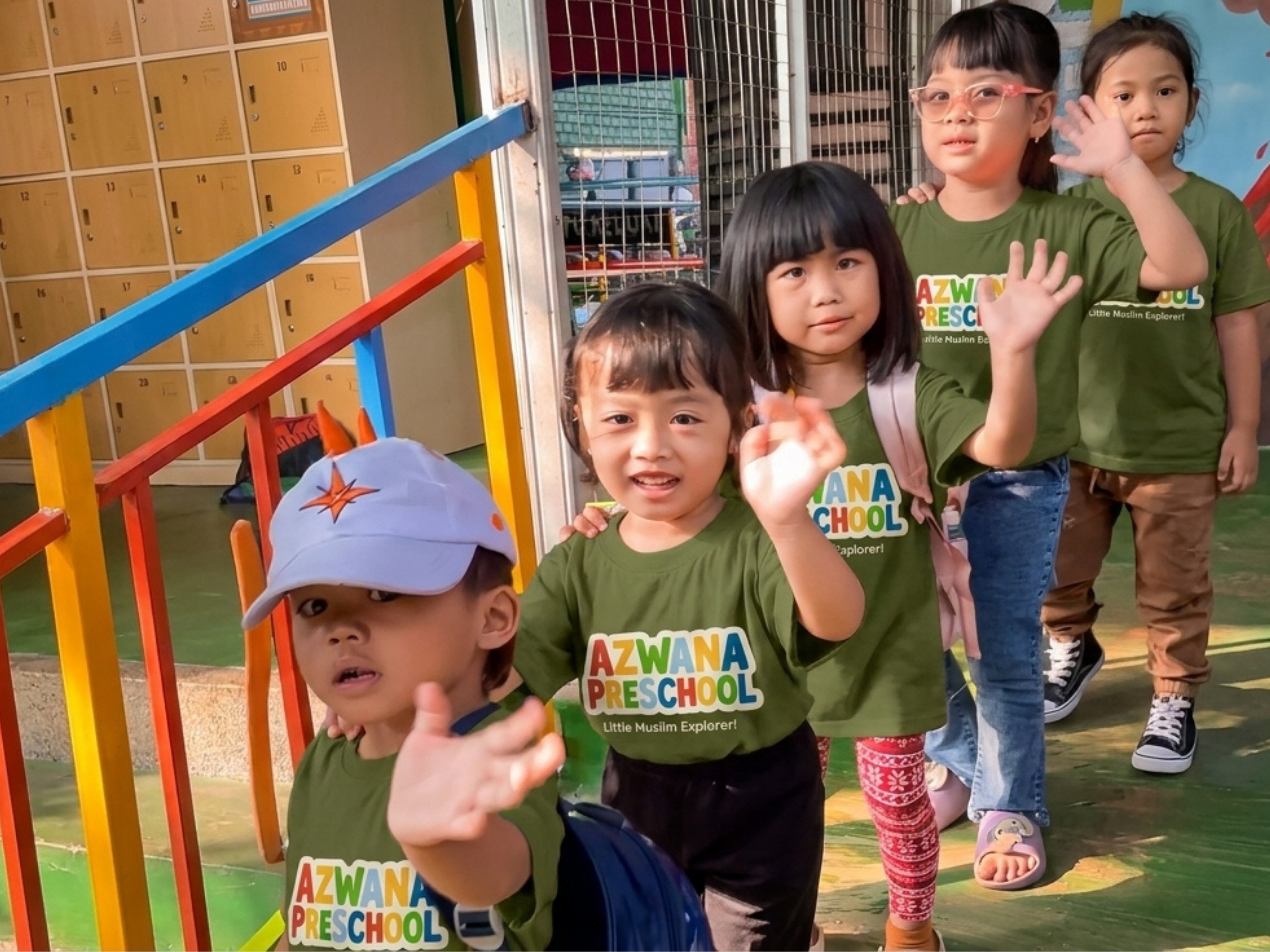 Anak-anak Azwana Preschool sedang field trip